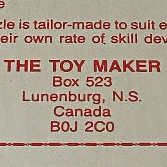 Vintage Canada County Inlay Jigsaw Puzzle by The Toy Maker educational Geography - Picture 4 of 12